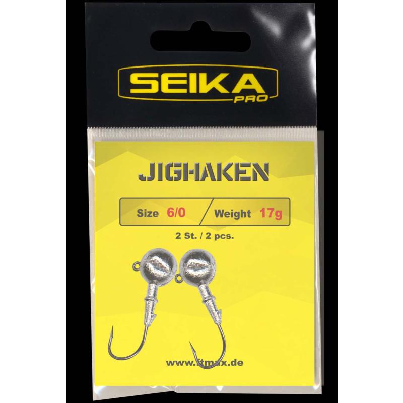 Seika Pro Jigk&ouml;pfe 17 gr. Gr&ouml;&szlig;e 6/0 Inh.2 Stk.
