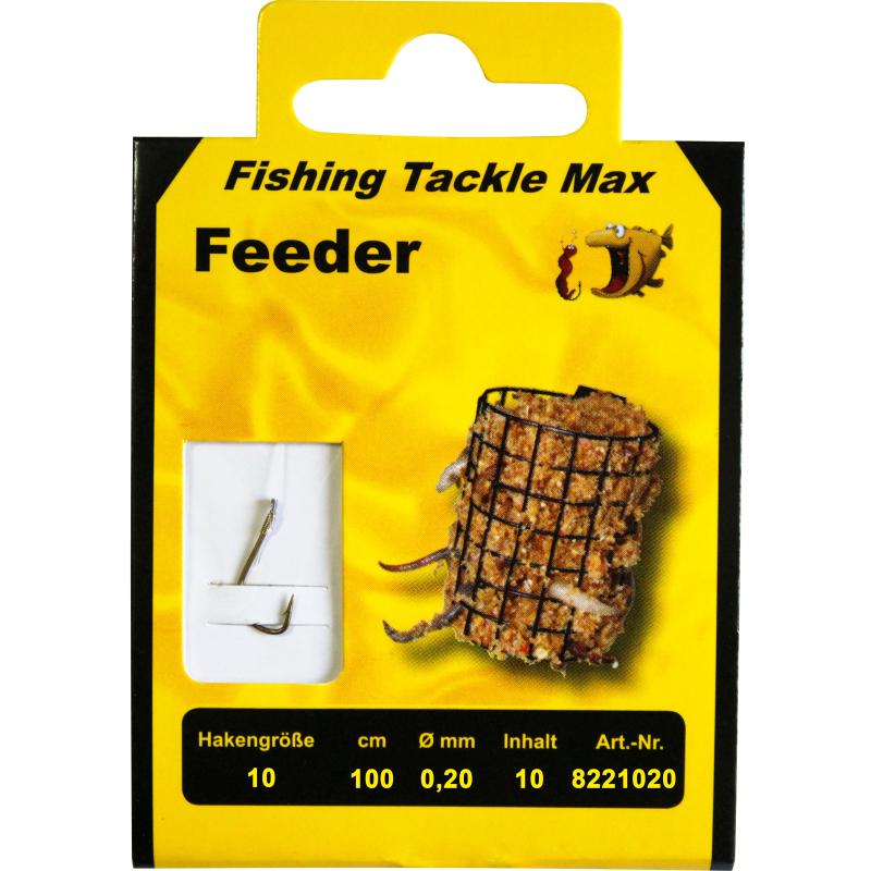 Produktbild Fishing Tackle Max Haken geb. Feeder  10 &Oslash; 0,20 mm Inh. 10 Stk.