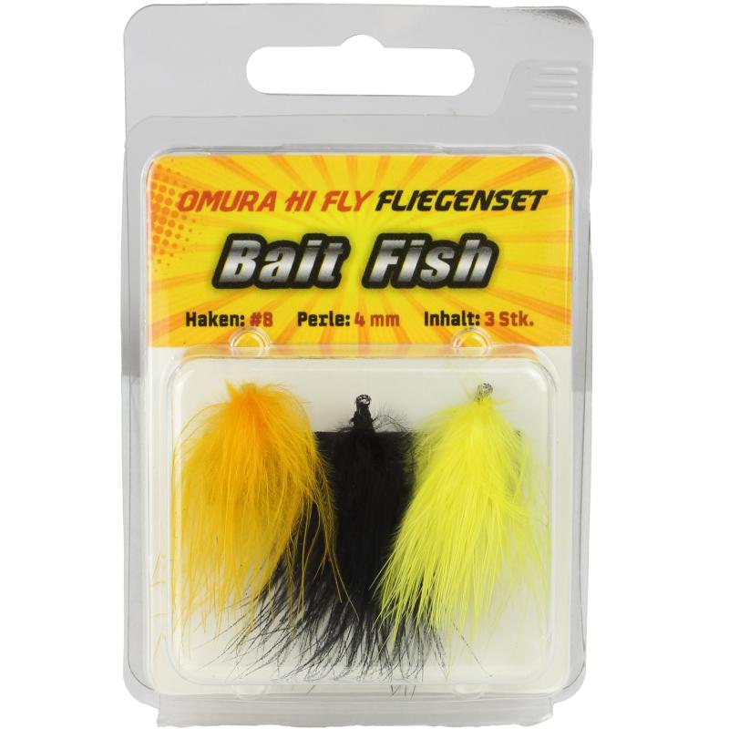 Omura Omura Hi-Fly Fliegenset Bait Fish #8