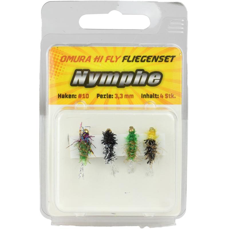 Omura Omura Hi-Fly Fliegenset Nymphe #10