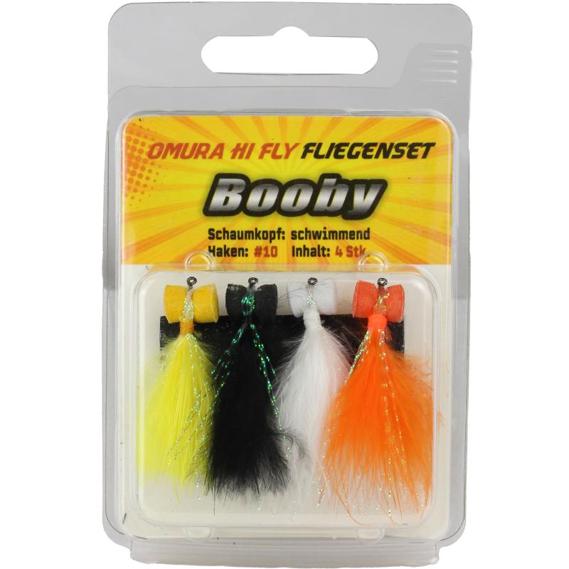 FTM - Trout New Generation Omura Hi-Fly Fliegenset Booby #10