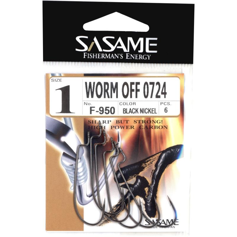 Produktbild Sasame Haken Sasame Worm Off 0724 Gr. 1