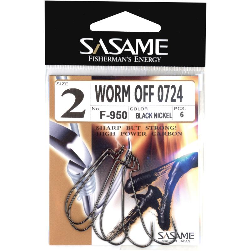 Produktbild Sasame Haken Sasame Worm Off 0724 Gr. 2
