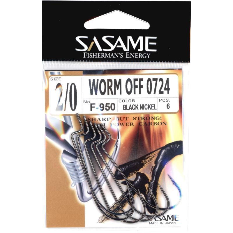 Produktbild Sasame Haken Sasame Worm Off 0724 Gr. 2/0