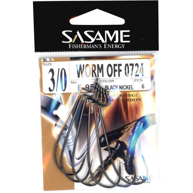 Produktbild Sasame Haken Sasame Worm Off 0724 Gr. 3/0