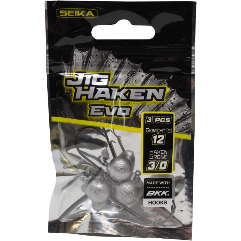 Seika Pro Jighaken Evo 12 g Gr. 3/0 Inh. 3 Stk.