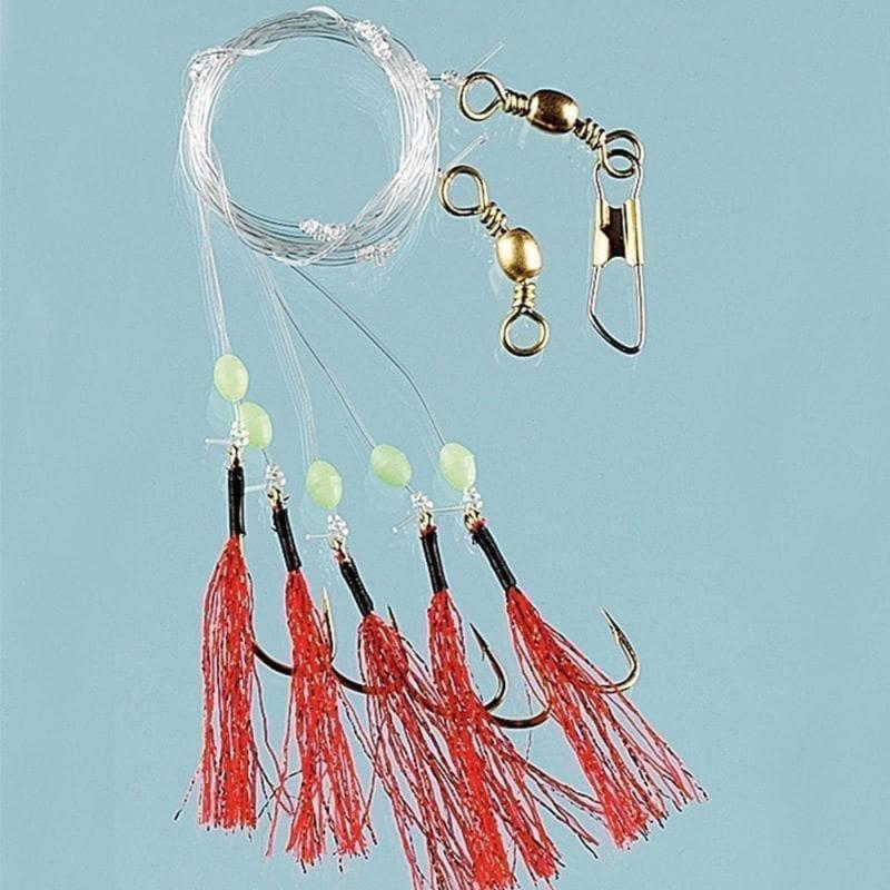 Fladen Sundet Herring 5-hooks size 1/0 Red