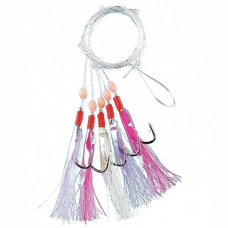 Fladen Multicolour flash 5-hooks size 7/0