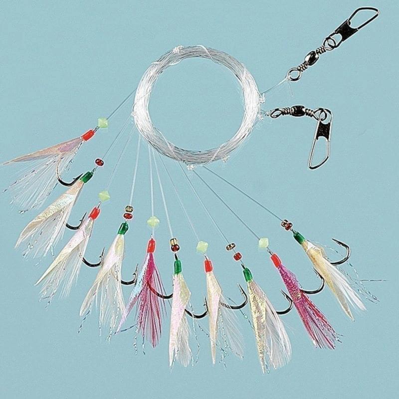 Fladen Sabiki rig 10-hooks size 4