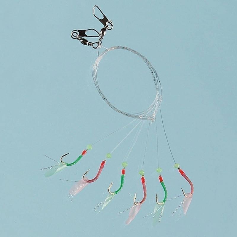 Fladen Mini Larves 6 hooks size 6 0.30mm line