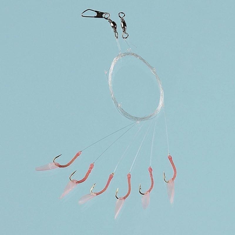 Fladen Pink Sabiki 6 hook size 8 main line 0.35mm drop line 0.30mm