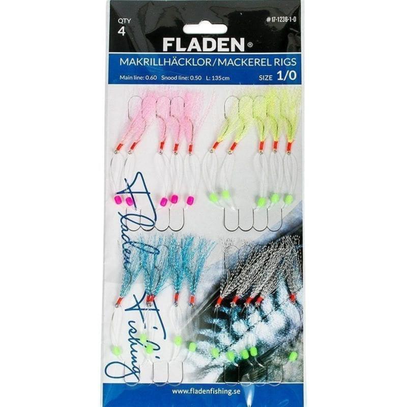 Fladen Sabiki rigs 4pcs 1245-1-0, 1246-1-0, 1248-1-0, 1249-1-0