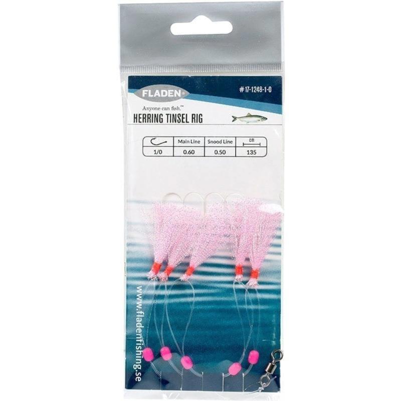 Fladen Herring Tinsel Rig Pink size 1/0