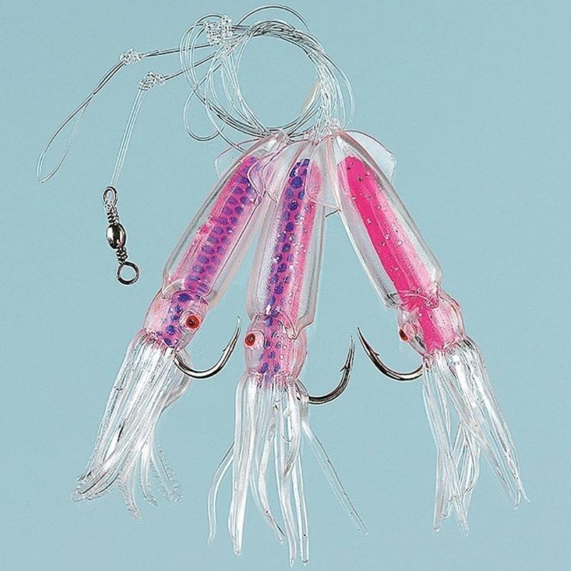 Fladen Winged Octopus pink/purple 3-hooks 8/0