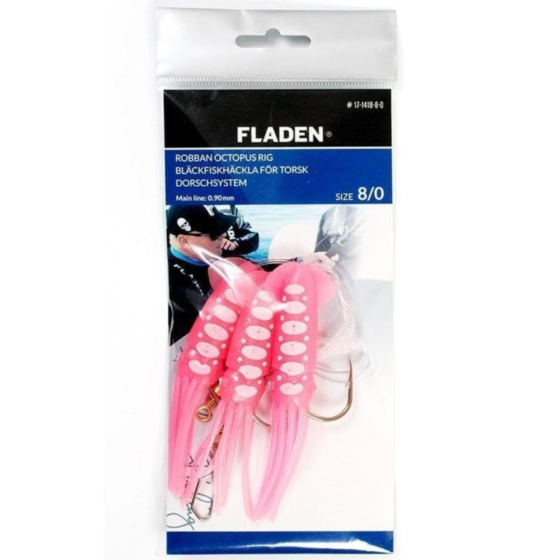 Fladen Robban Octopus pink/white 3-hooks 10/0 10cm