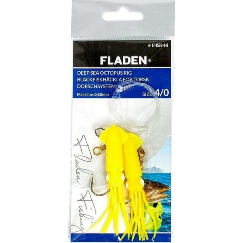 Fladen Octopus solid yellow 4/0 0,60 mm