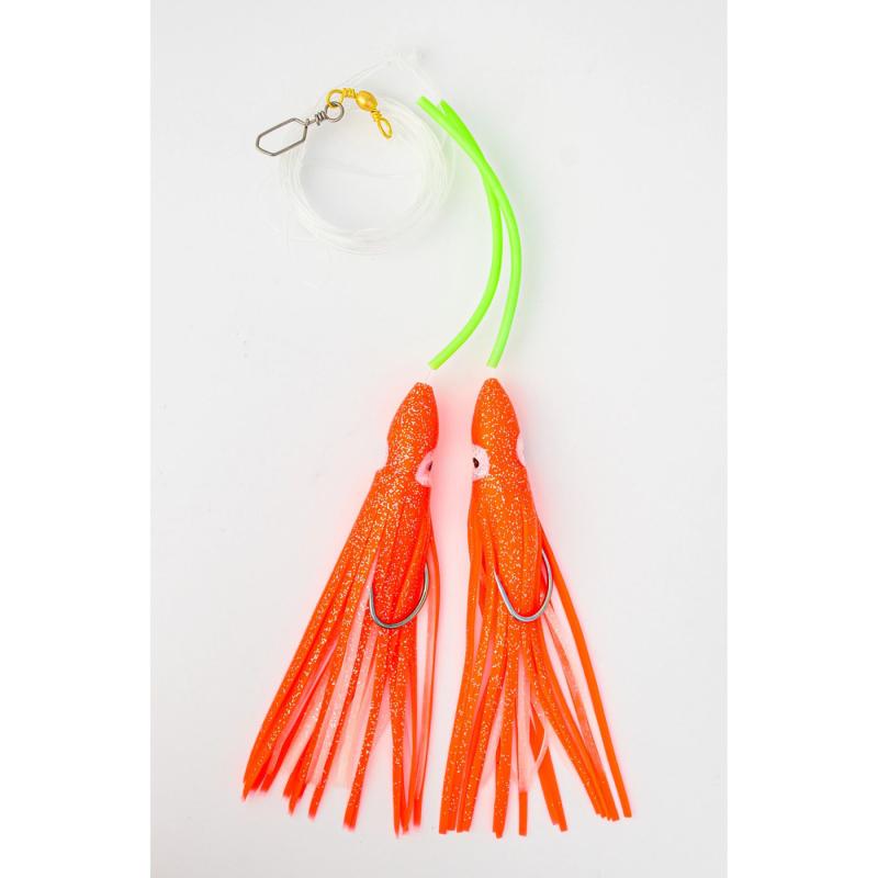 Fladen Ling/lump & cod double red octopus rig 7/0 1.0mm