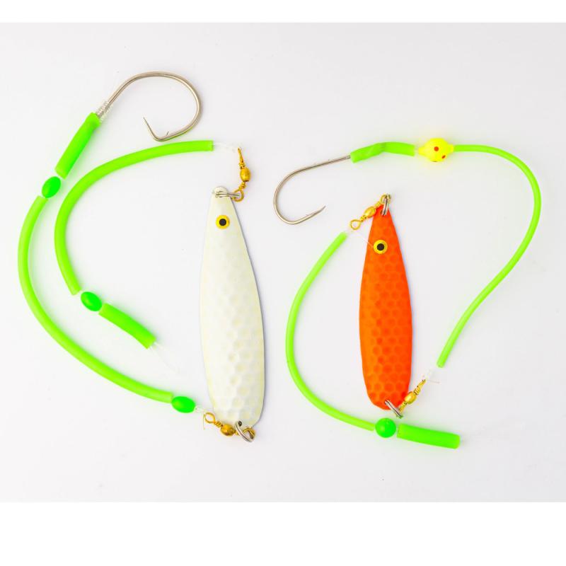 Fladen Ling/lump Halibut/hake flutterspoon rig 3/0 1.0mm