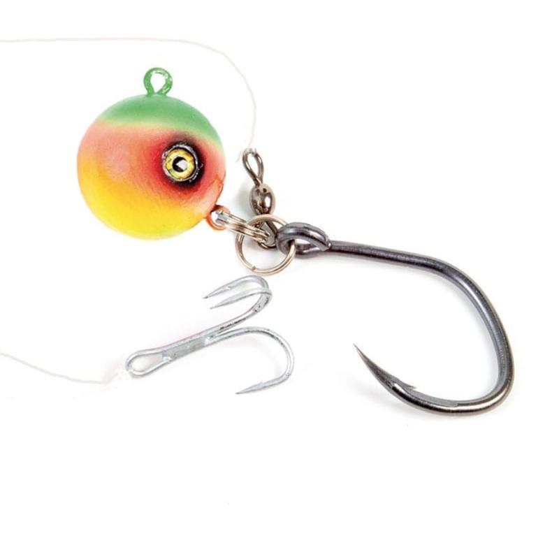 Produktbild Fladen Deadbait Halibut Rig, 400g Parrot, 12/0 and 4/0 hook
