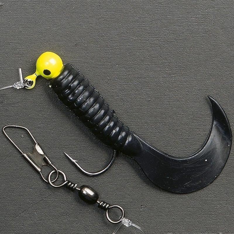 Fladen Curly rig single black size 3/0