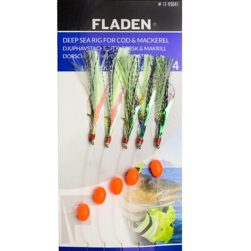 Fladen Luminous silk 2 hooks size 6/0 white