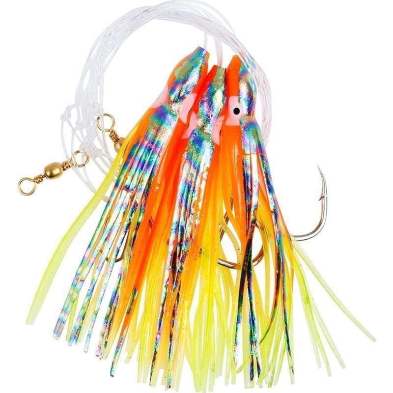 Produktbild Fladen Octopus rig Orange Abalone 4/0 3-hooks