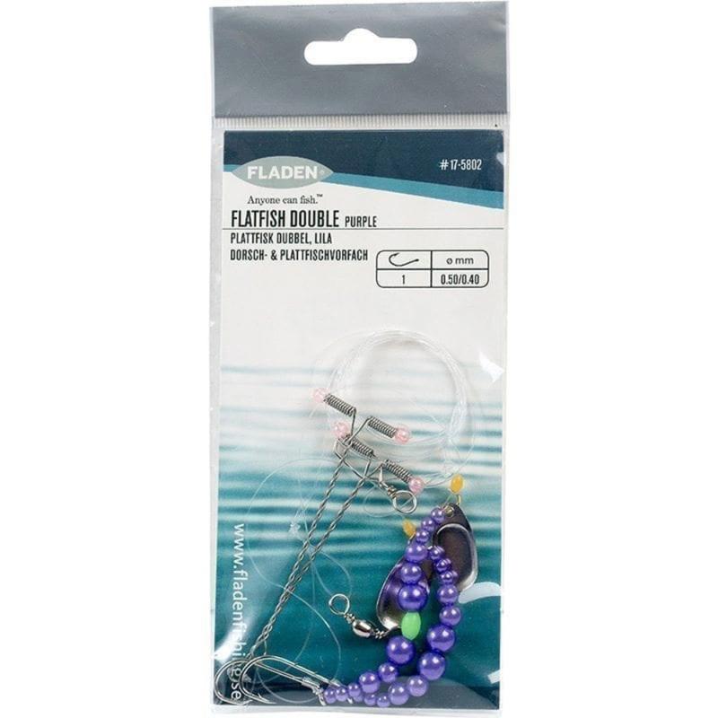 Produktbild Fladen Flatdouble purple size 1 main line 0.50mm, branch 0.40mm