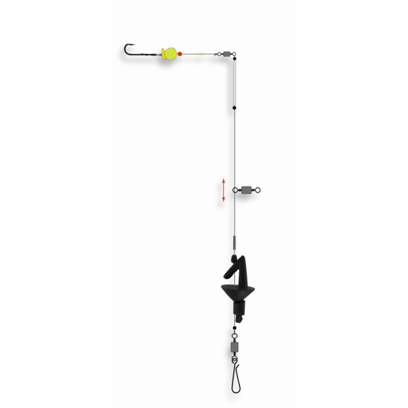 DEGA Brandungsvorfach, 0,70/0,40 mm, Liftsystem