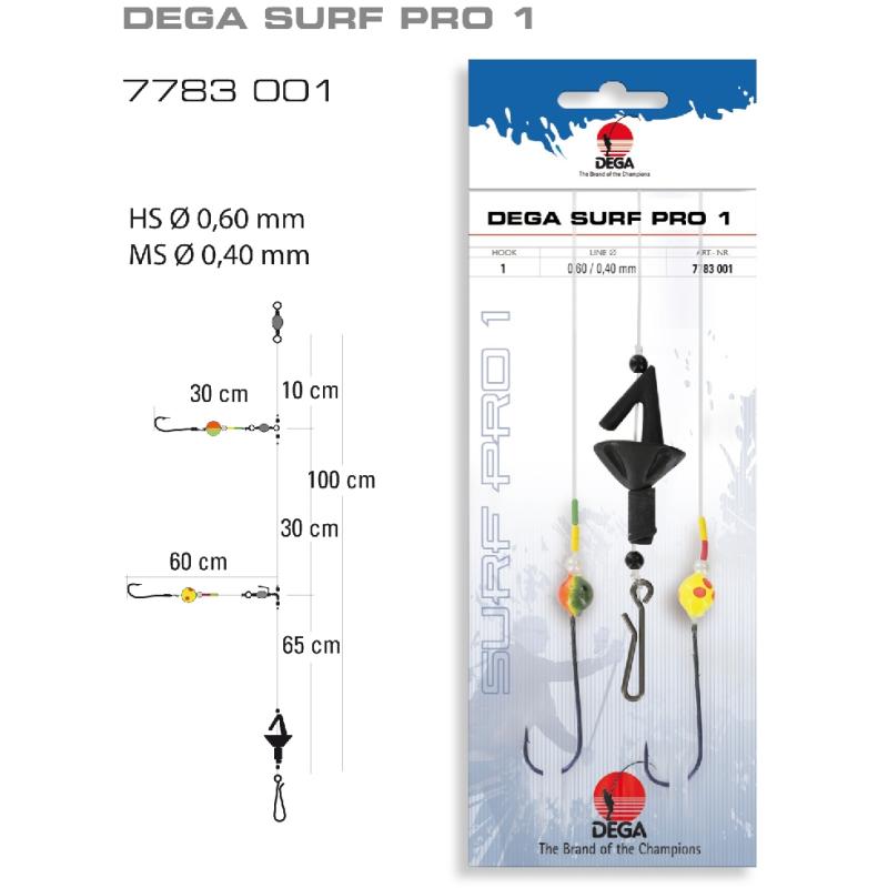 DEGA Brandungsvorfach DEGA-SURF Pro 1