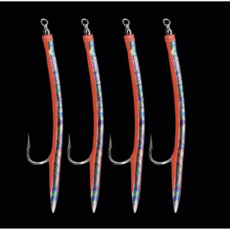DEGA Gummi-Makk Fluor-rot/Hologr. 8/0