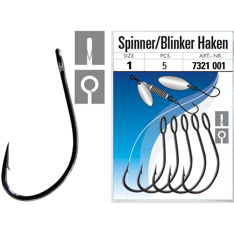 JENZI Spinner/Blinker Einzelhaken Hakengr&ouml;&szlig;e 1