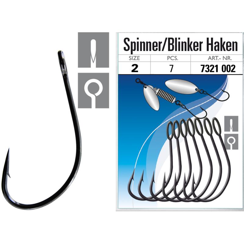 JENZI Spinner/Blinker Einzelhaken Hakengr&ouml;&szlig;e 2