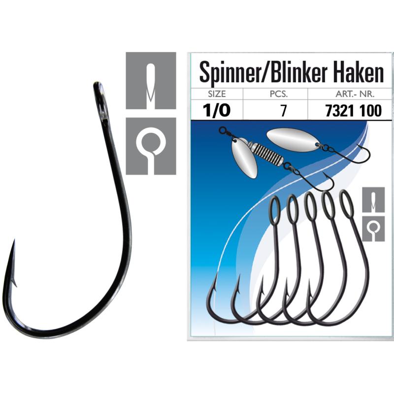 JENZI Spinner/Blinker Einzelhaken Hakengr&ouml;&szlig;e 1/0