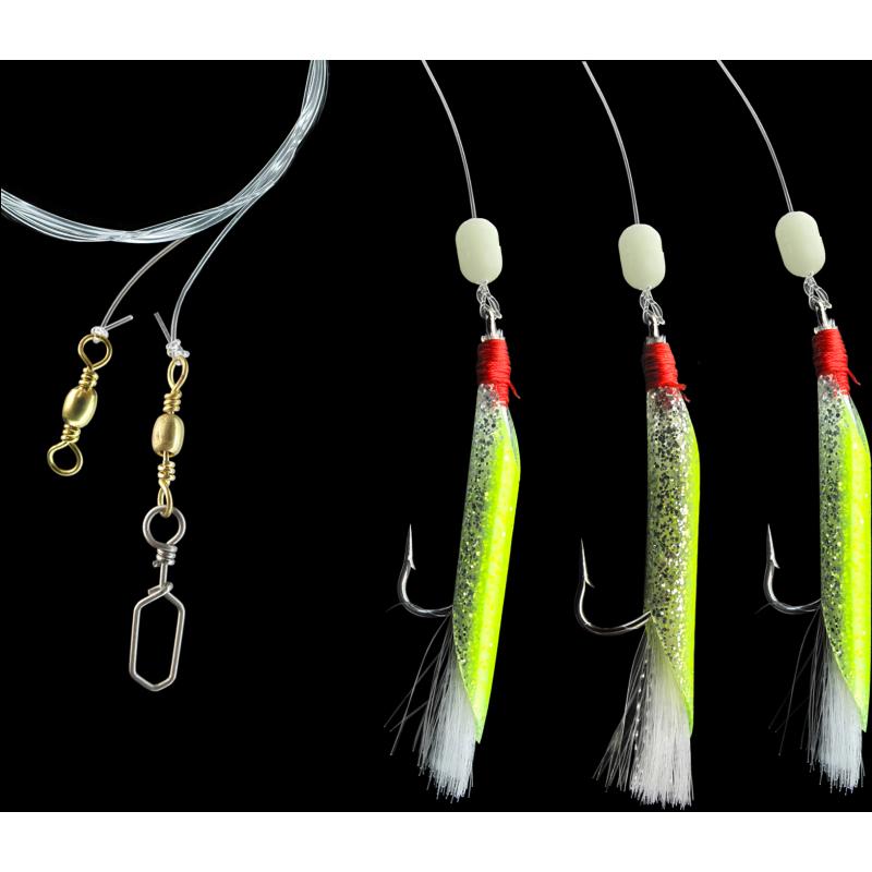 Produktbild DEGA Meeres-Vorfach 3 Arm gelb-glit