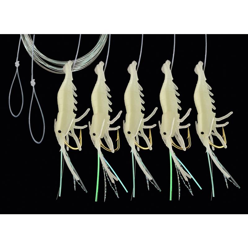 Produktbild DEGA Shrimp Vorfach 5 arms luminous