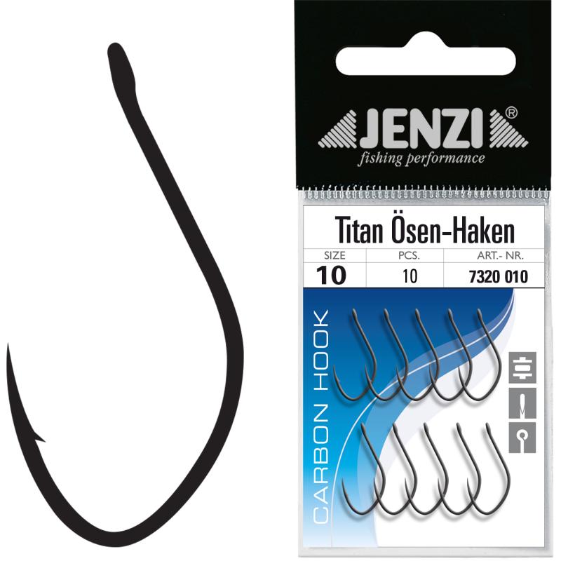JENZI Titan &Ouml;sen-Haken lose #10 Titan
