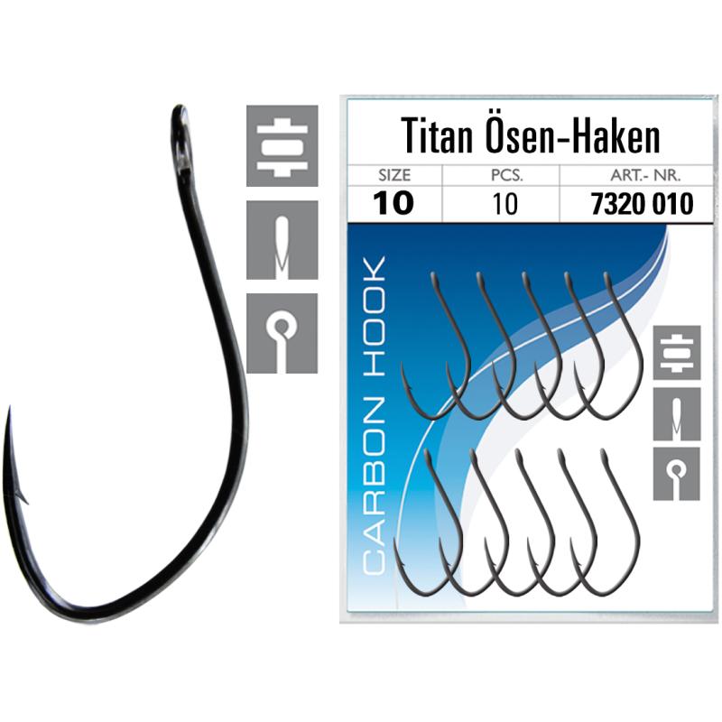 JENZI Titan &Ouml;sen-Haken lose #10 Titan