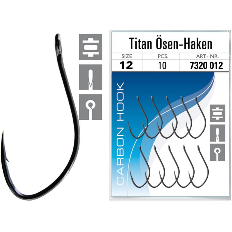 JENZI Titan &Ouml;sen-Haken lose #12 Titan