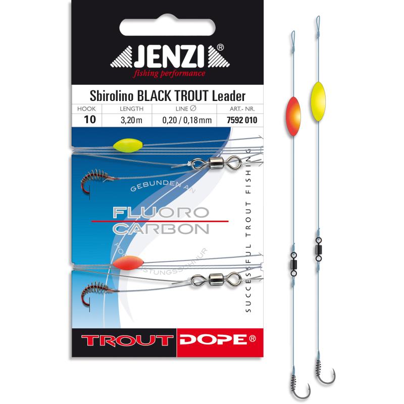 JENZI Red Trout Vorfach Durchmesser Vorfach 0,20 / 0,18mm #10