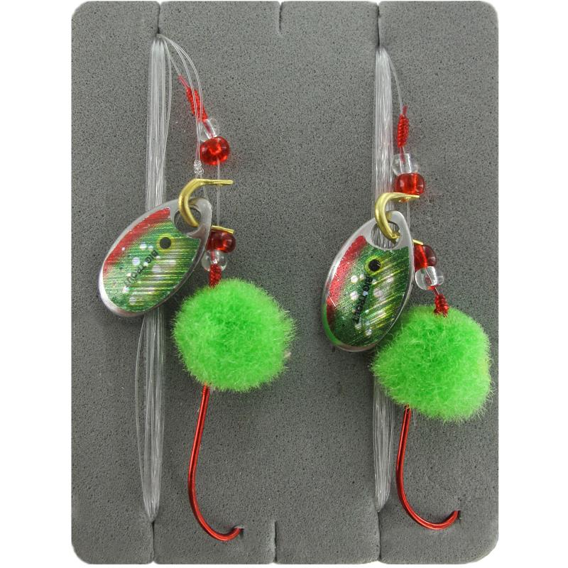 Produktbild Trout Dope Forellenvorfach Farbe Gr&uuml;n L&auml;nge 2,00 m #10 0,18mm