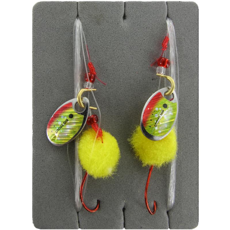 Produktbild Trout Dope Forellenvorfach Farbe Gelb L&auml;nge 2,00 m #10 0,18mm