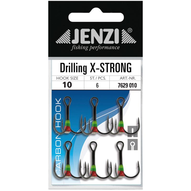 JENZI Drillinge mit Glitzer-Stein 10