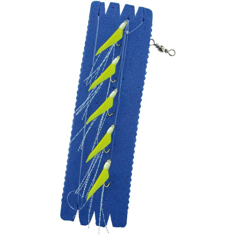 DEGA Heringsvorfach 5-Arm Neon-Gelb