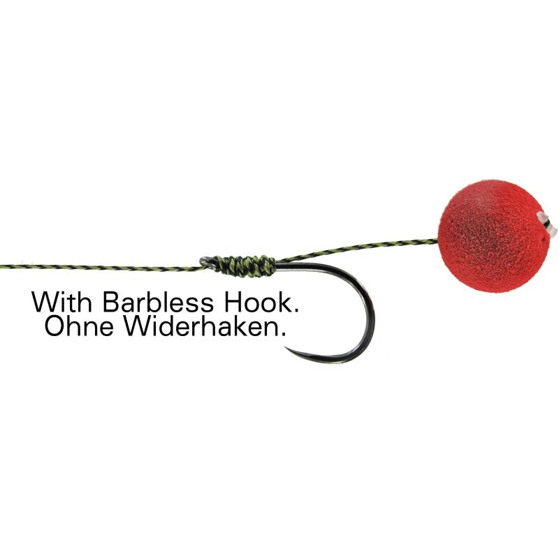 Boil-Vorf/Rig ohne Widerhaken 2SB Diam Hakengr&ouml;&szlig;e 2