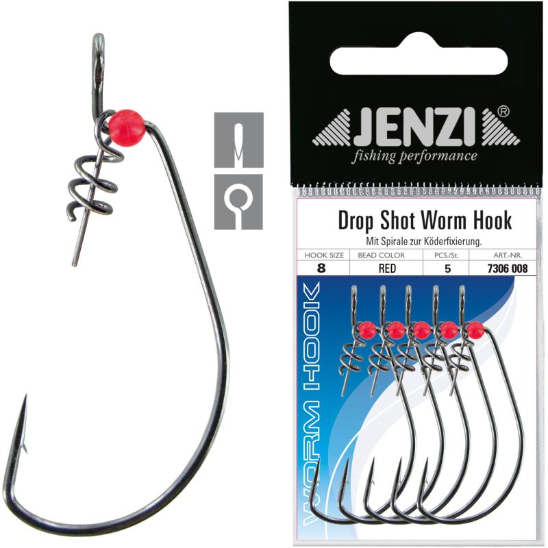 Produktbild Drop Shot Worm Hook 5/SB Hakengr&ouml;&szlig;e 8