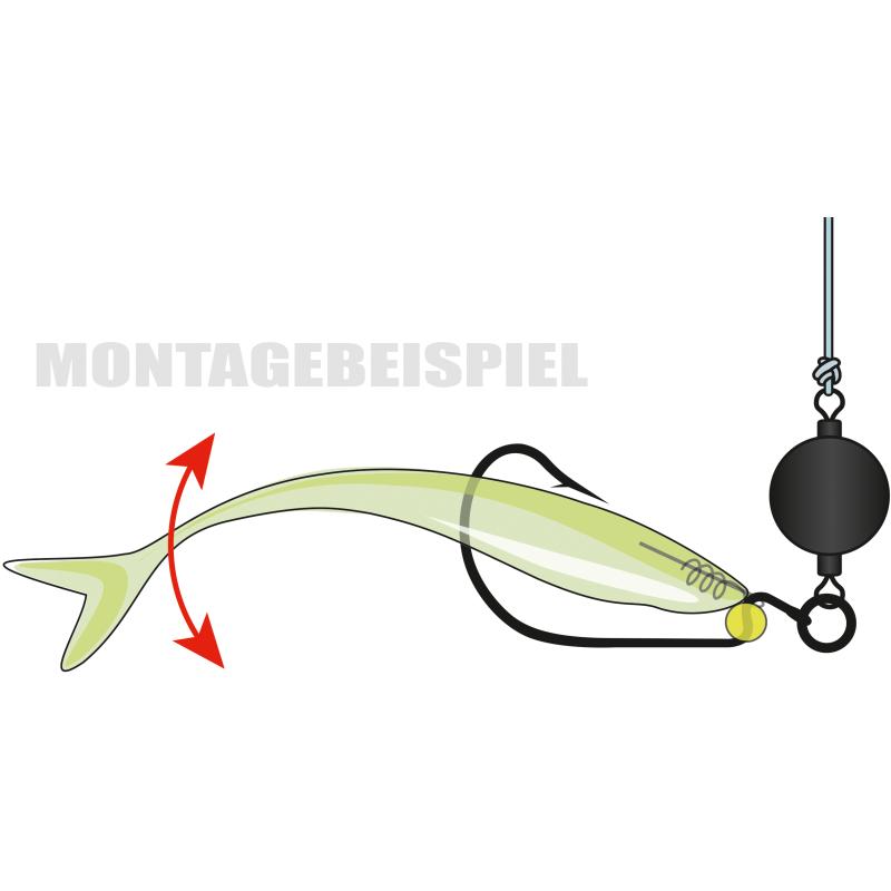 Drop Shot Worm Hook 5/SB Hakengr&ouml;&szlig;e 8