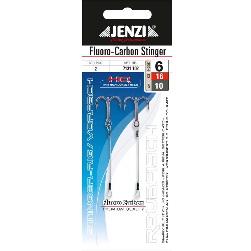 Jenzi Stinger Fluo 2St. Hak.6 10 cm