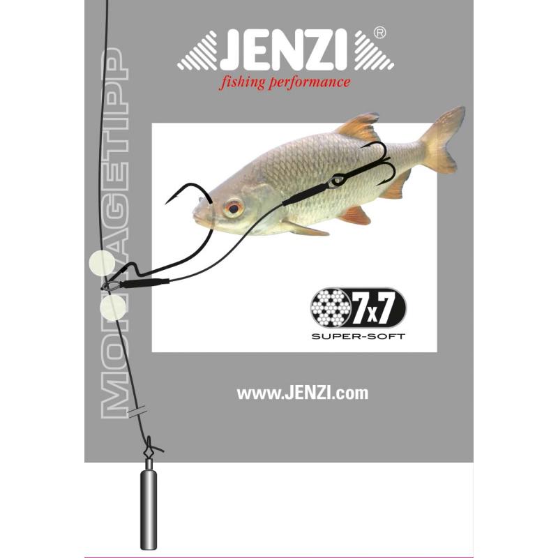Jenzi 7x7DS Stinger Rig, Hak2/0, 12kg
