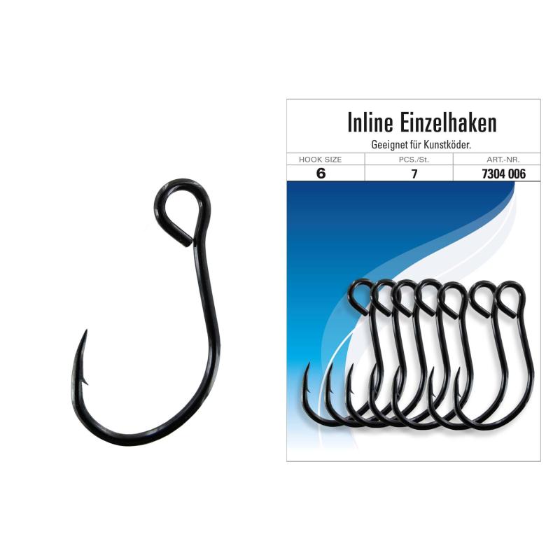 Jenzi Inline Einzelhaken, 7 St.Gr.6