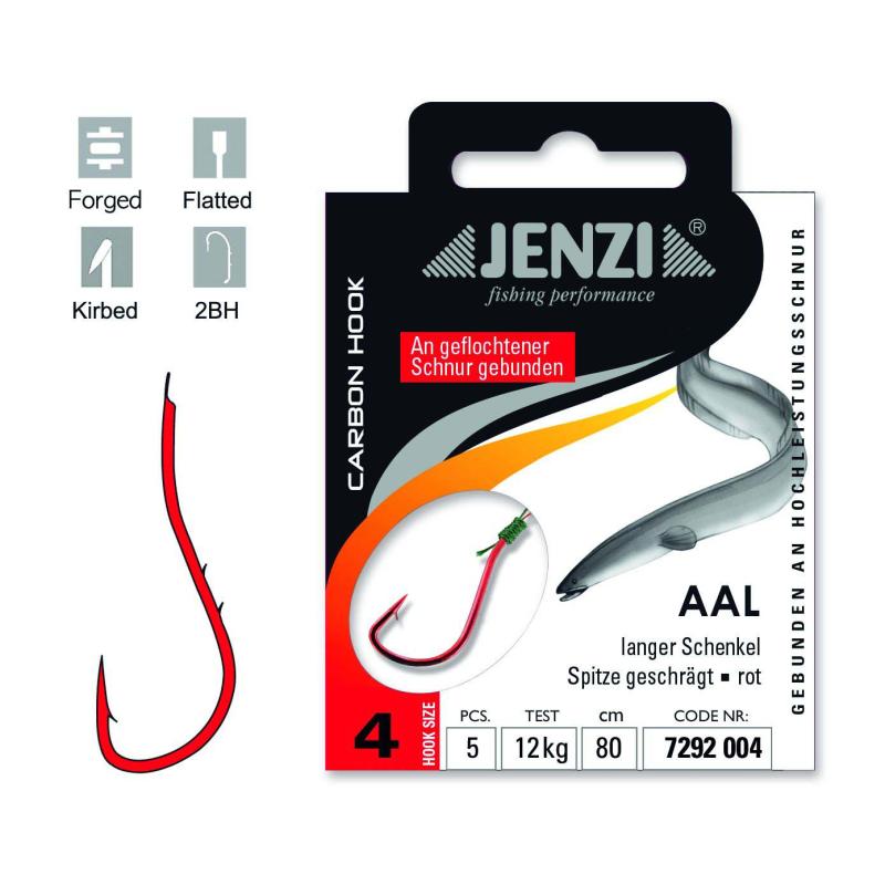 JENZI Geb.Haken Prem. Aal gefl. Gr.4